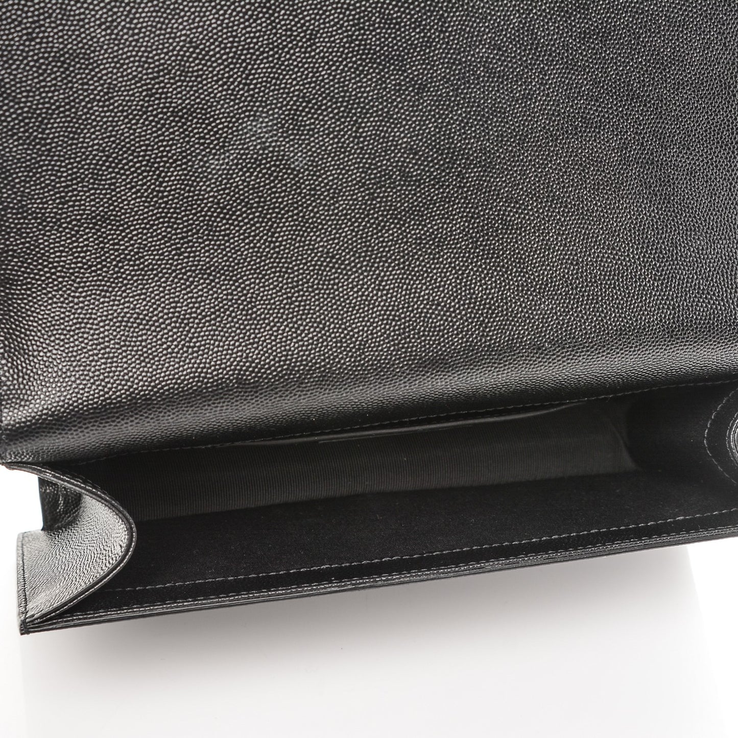 Grain De Poudre Classic Monogram Kate Clutch Black