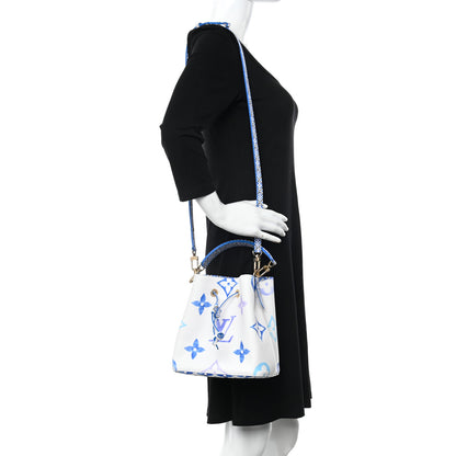 Louis Vuitton Monogram Giant By The Pool Neonoe BB Blue 2 of 9