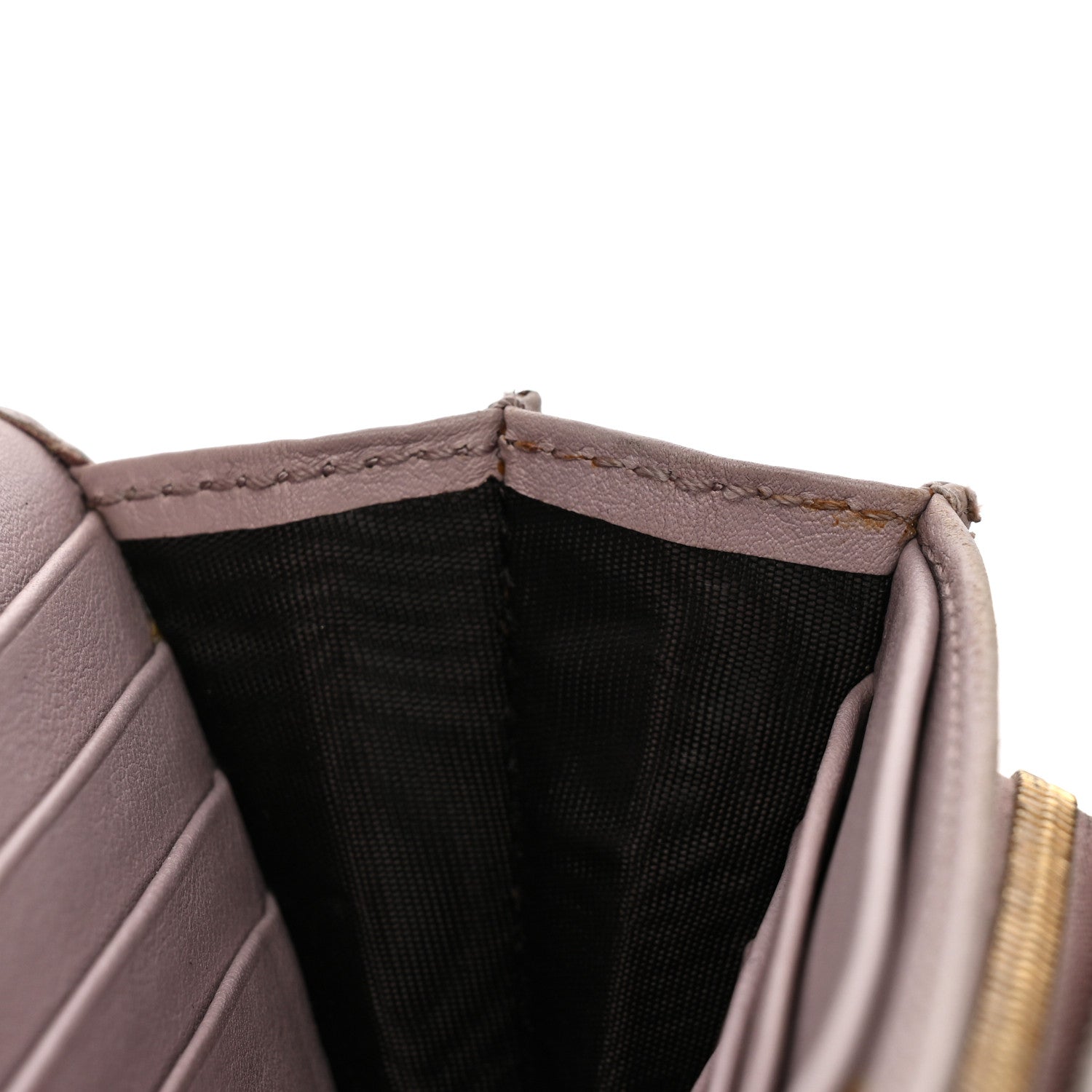Gucci Soft Microguccissima Dice Chain Wallet Mauve 13 of 19