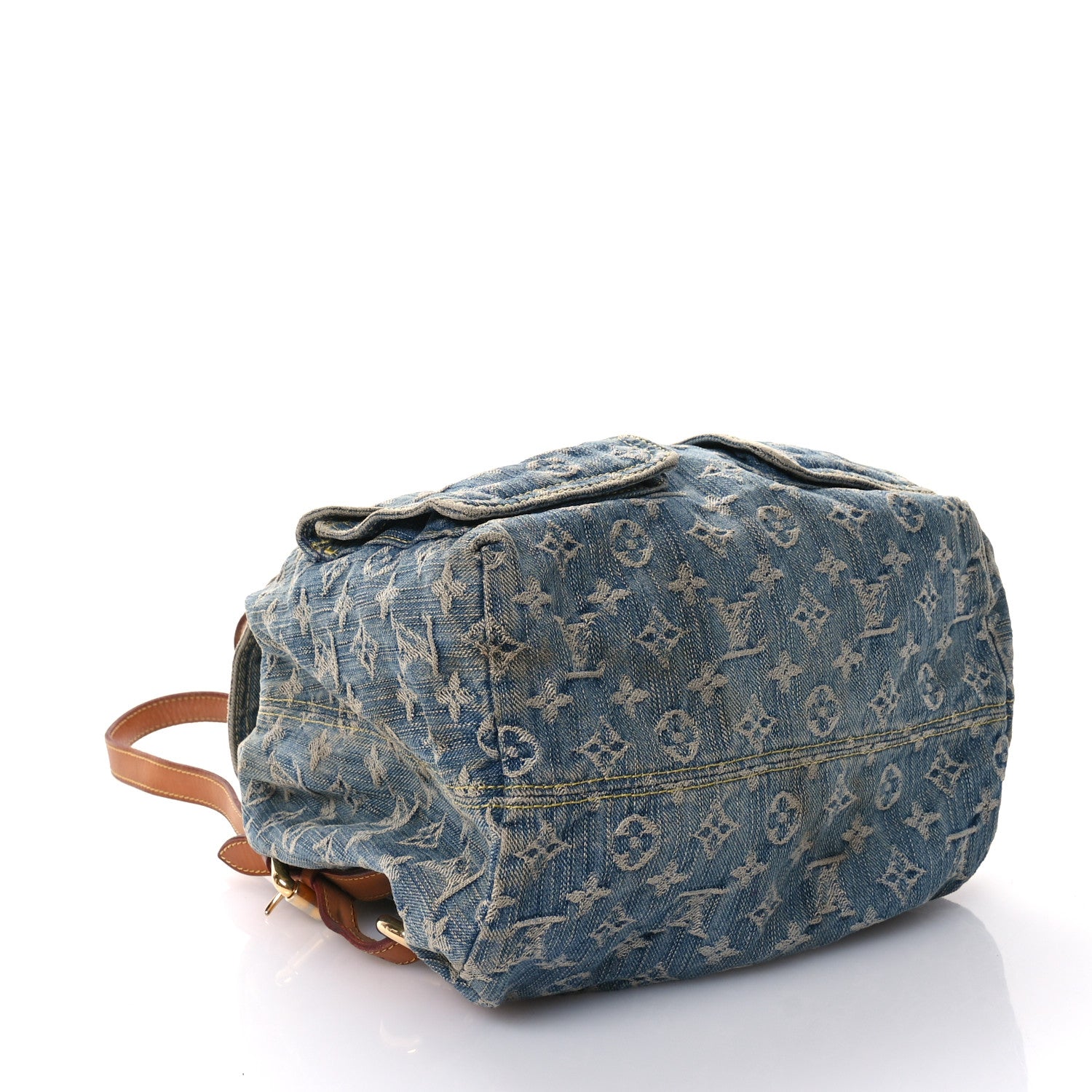 Louis Vuitton Denim Sac a Dos Backpack GM Blue 4 of 11