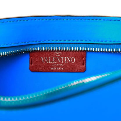 Valentino Garavani Calfskin VLTN Belt Bag Blue 8 of 9