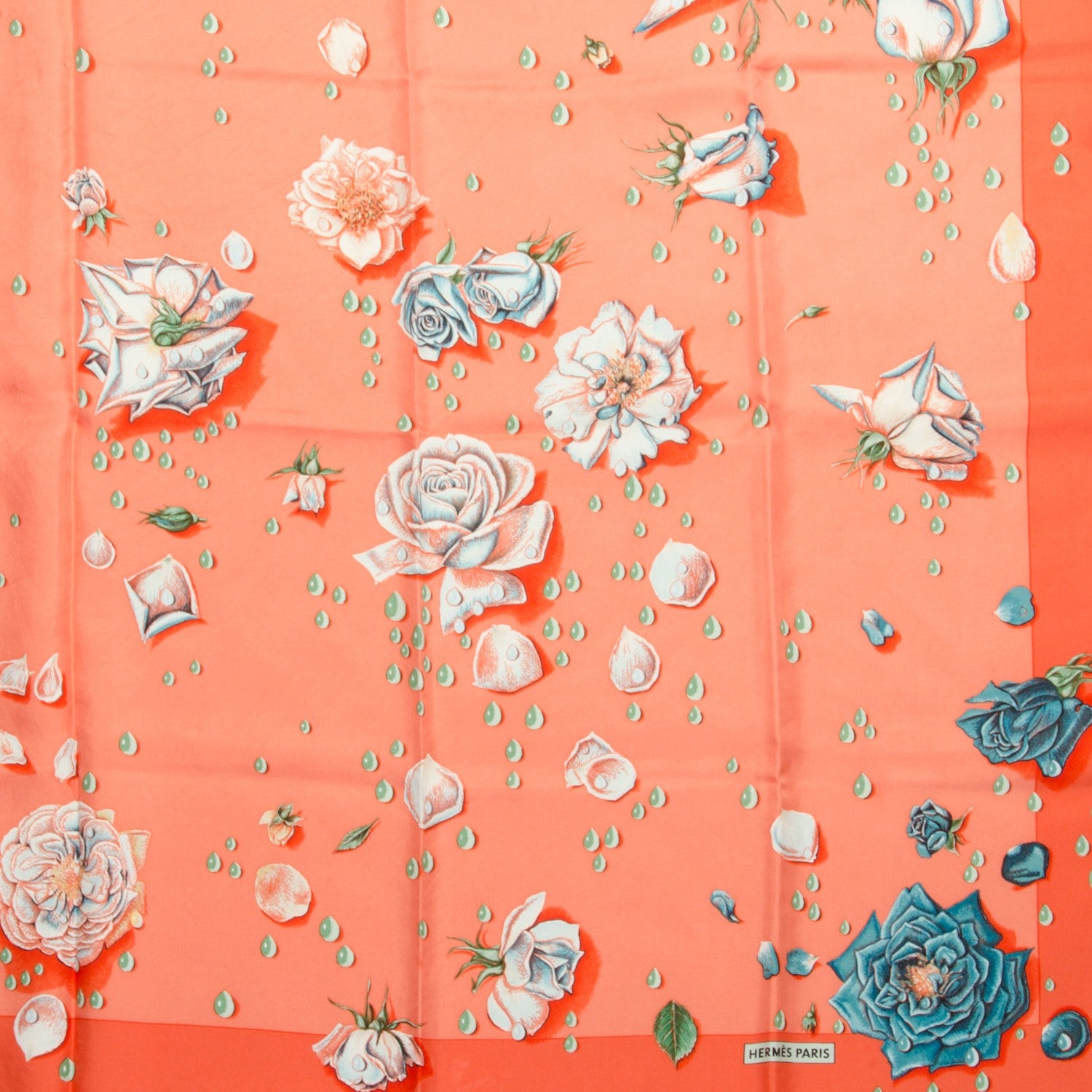 Hermes Silk La Rosee Scarf 90 1 of 5