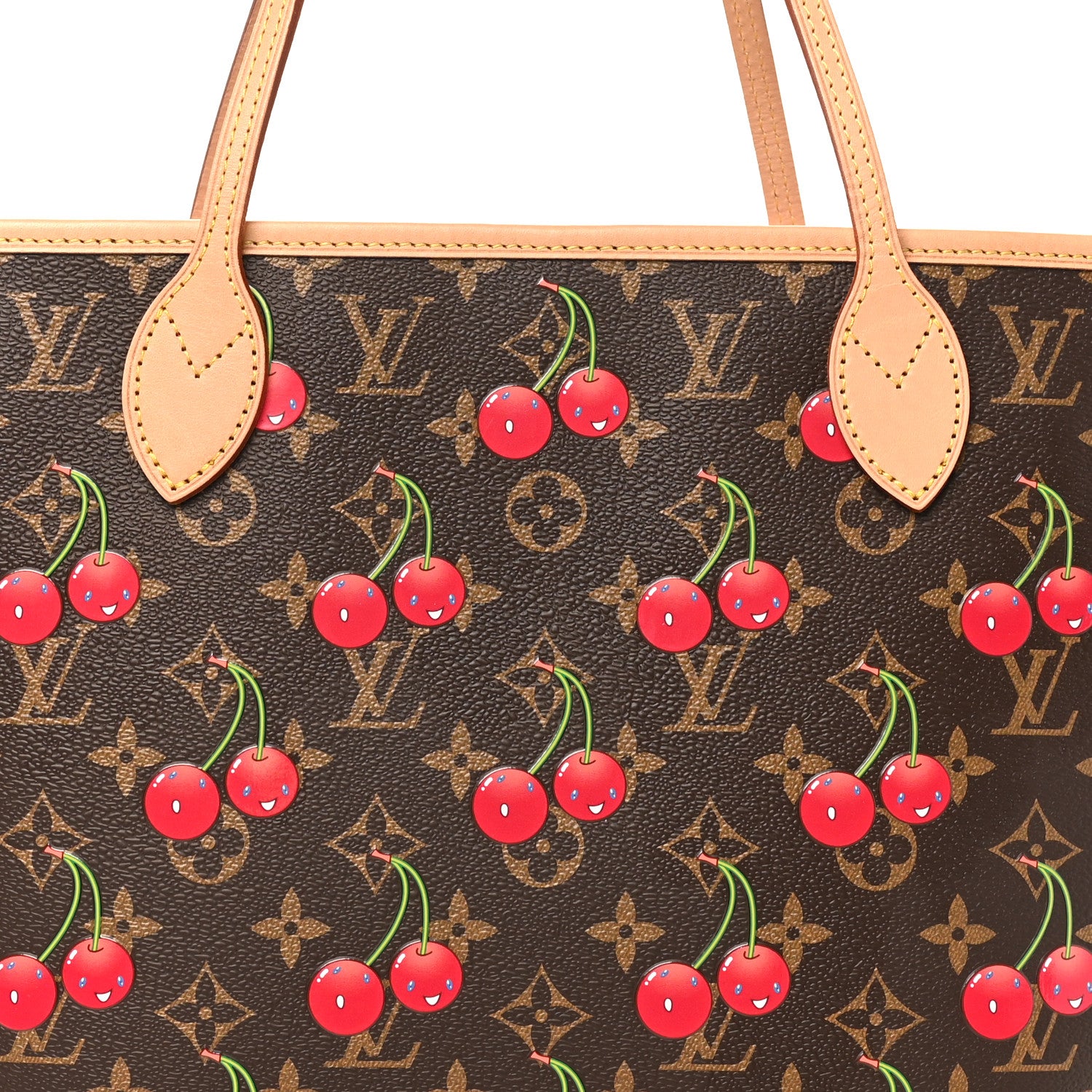 Louis Vuitton LV X TM Monogram Cerises Neverfull MM 7 of 9