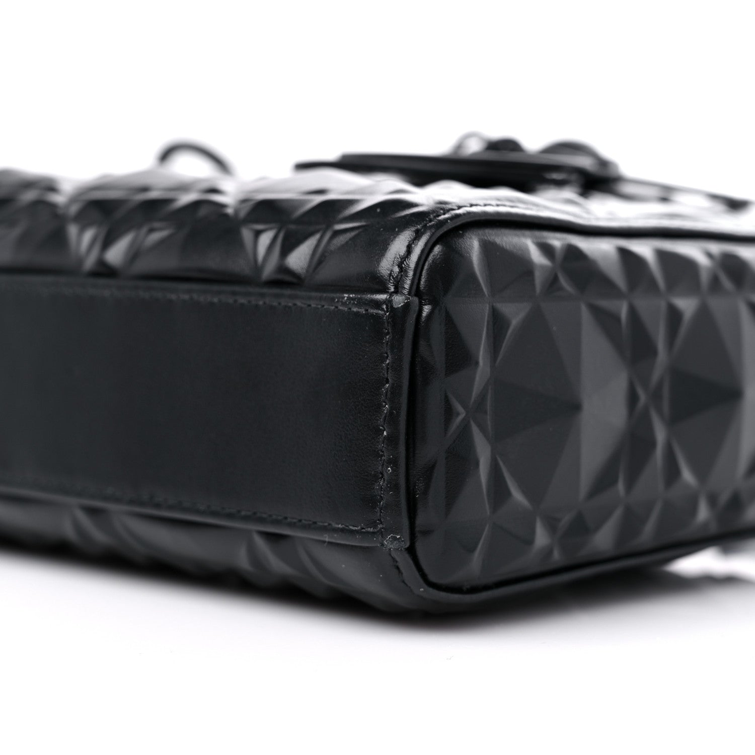 Christian Dior Calfskin Cannage Diamond Medium Lady D-Joy Black 8 of 12