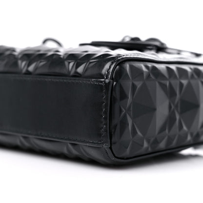 Christian Dior Calfskin Cannage Diamond Medium Lady D-Joy Black 8 of 12