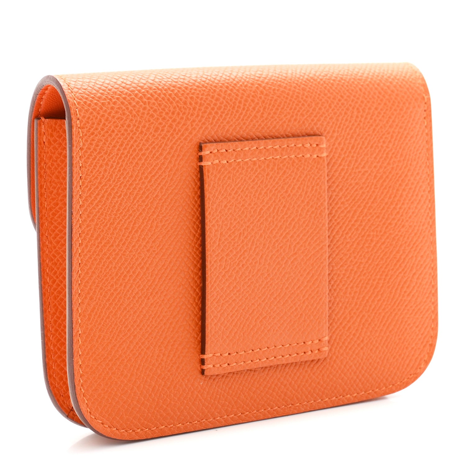 Hermes Epsom Constance Slim Wallet Orange 4 of 9