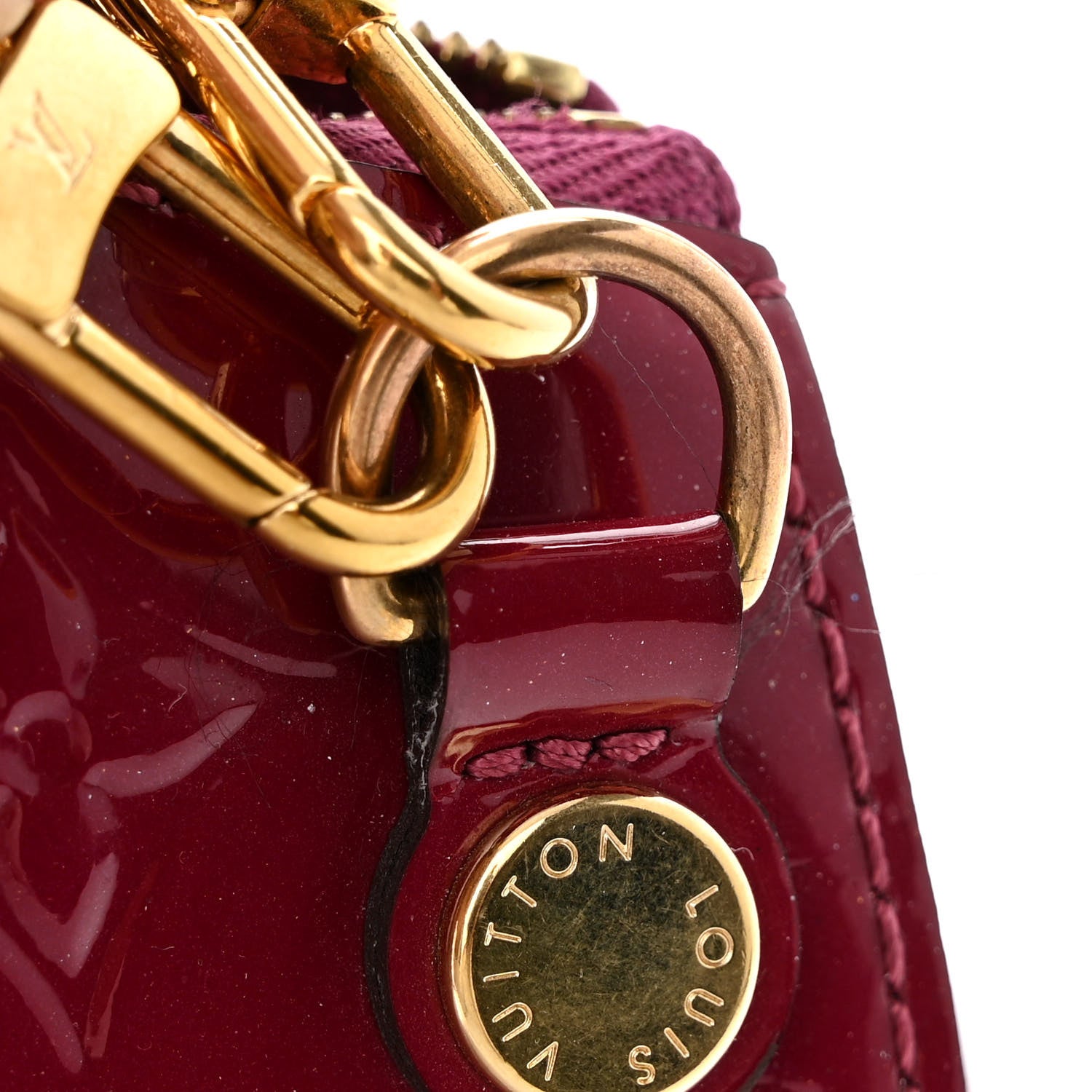 Louis Vuitton Vernis Santa Monica Clutch Magenta 12 of 12
