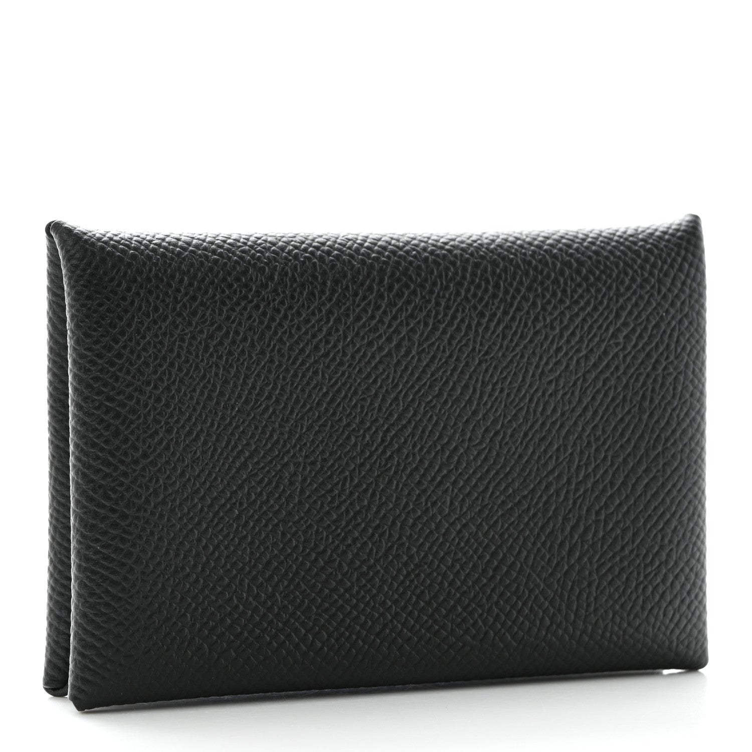 Hermes Chevre Mysore Calvi Card Case Black 3 of 9