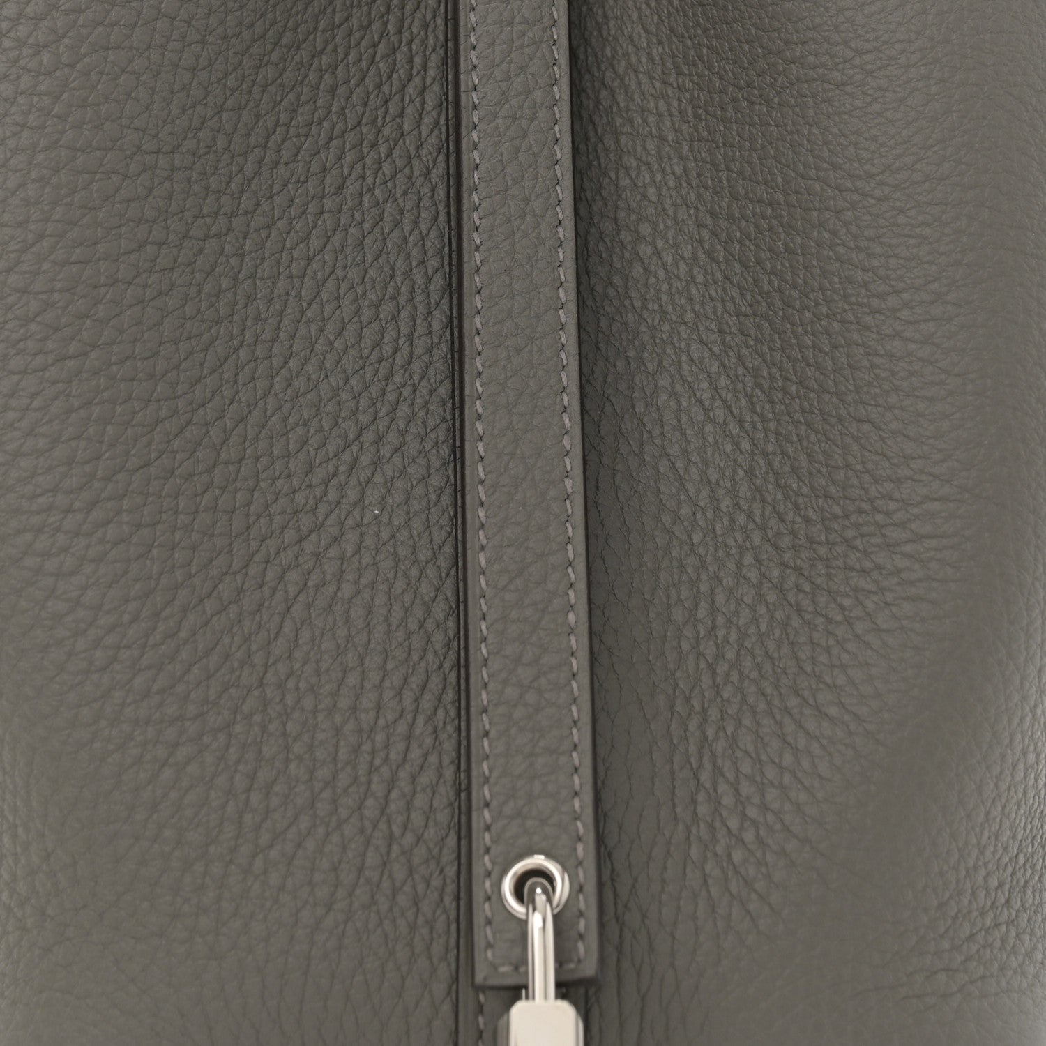 Hermes Taurillon Clemence Picotin Lock 18 PM Gris Meyer 8 of 11
