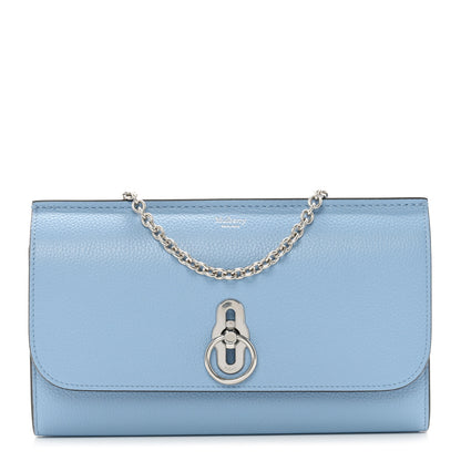 Mulberry Small Classic Grain Amberley Convertible Clutch Pale Slate 1 of 9