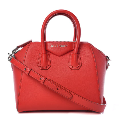 Givenchy Sugar Goatskin Mini Antigona Medium Red 1 of 11