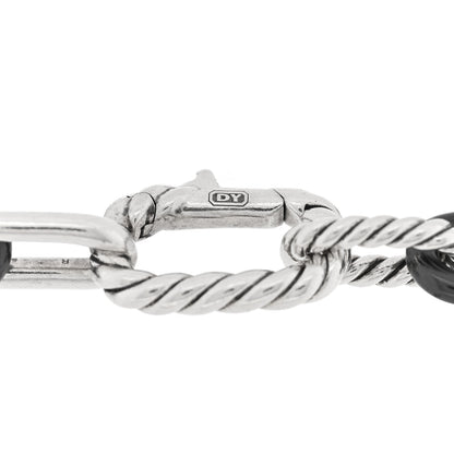 David Yurman Black Titanium Sterling Silver 8.5mm Madison Chain Bracelet 3 of 3