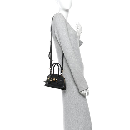 Miu Miu Nappa Mini Aventure Bag Black 2 of 9