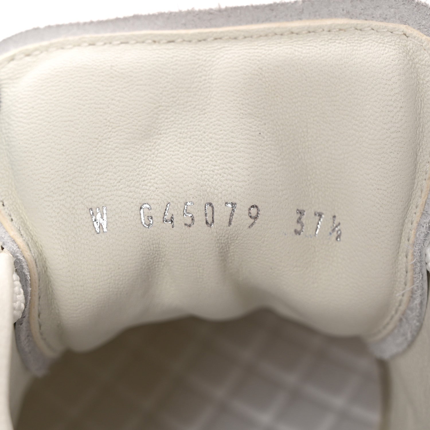 Chanel Calfskin CC Womens Sneakers 37.5 White 9 of 11