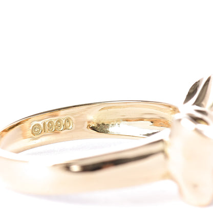 Tiffany 18K Yellow Gold Bow Ring 50 5.5 6 of 6
