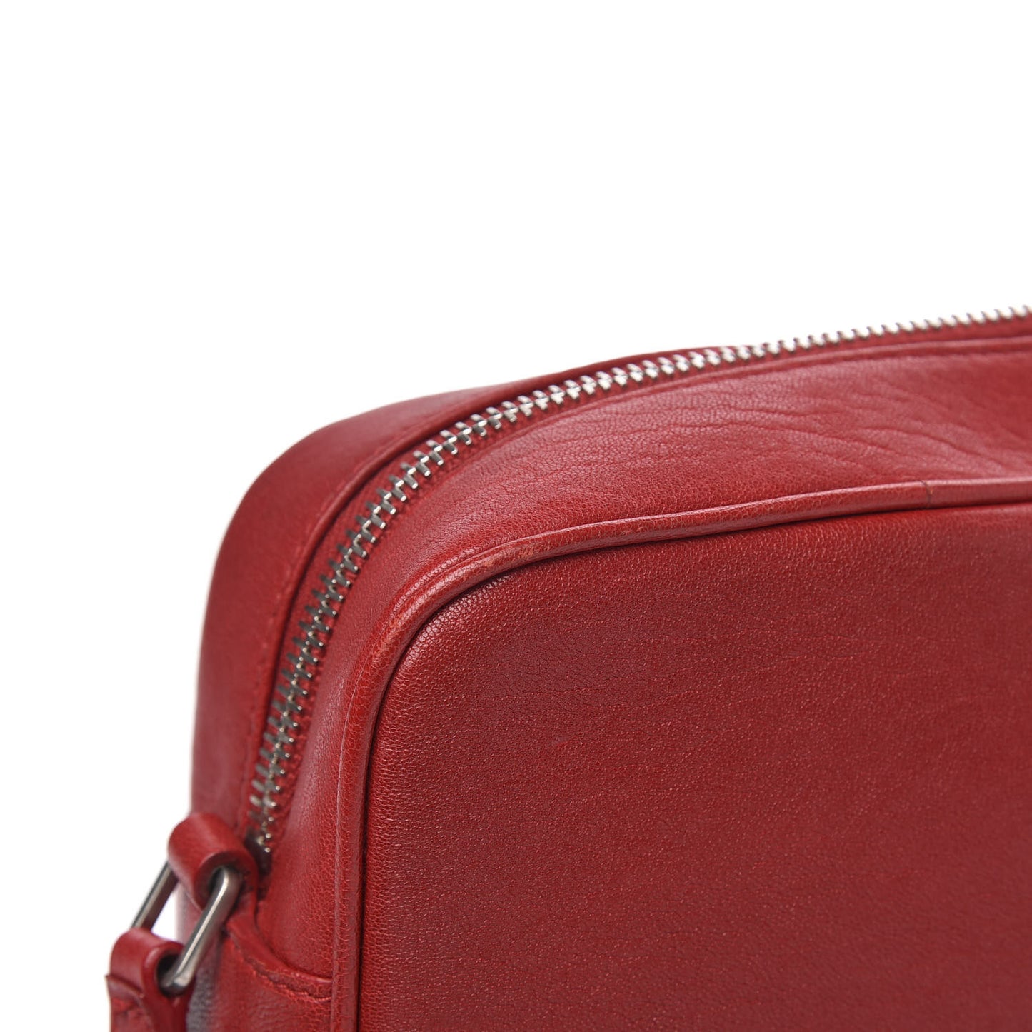 Calfskin Monogram Small Lou Camera Bag Red
