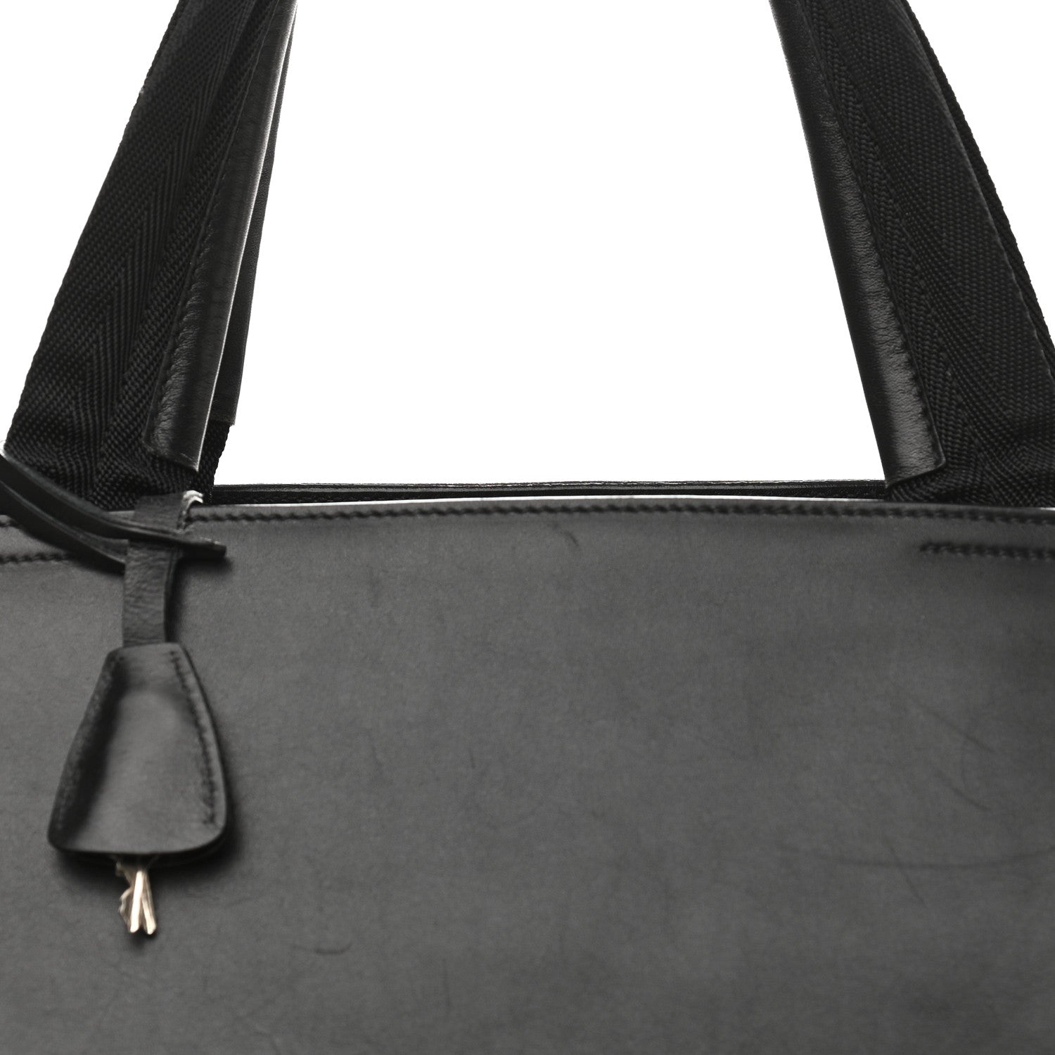 Prada Vitello City Tote Black 11 of 18
