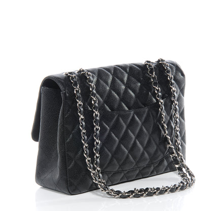 Chanel Caviar Jumbo Single Flap Black 3 of 7