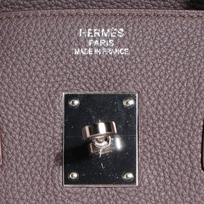 Hermes Togo Birkin 35 Etain 22 of 28