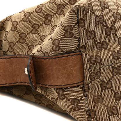 Gucci Monogram Bamboo Bar Medium Tote Brown 11 of 16