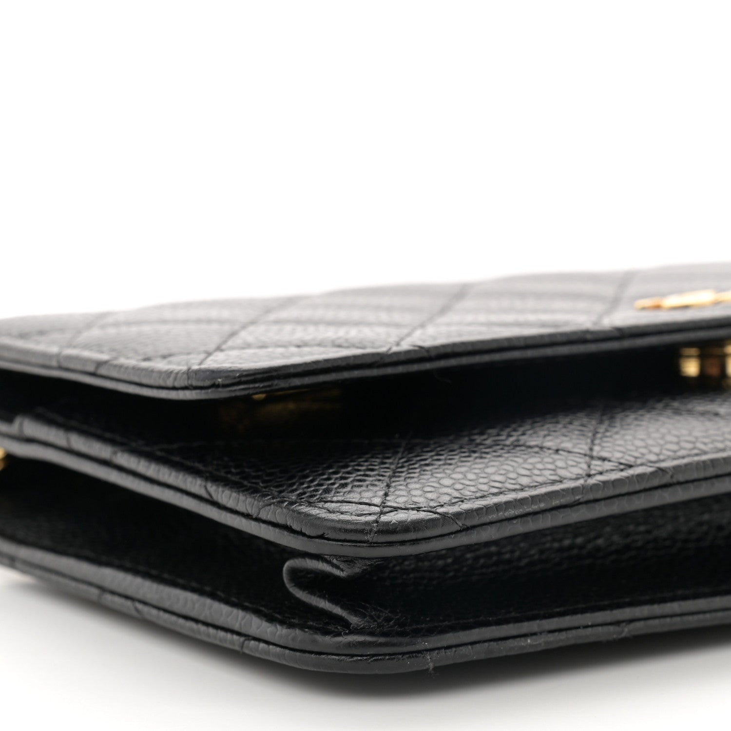 Chanel Caviar Quilted Wallet on Chain WOC Black 10 of 12