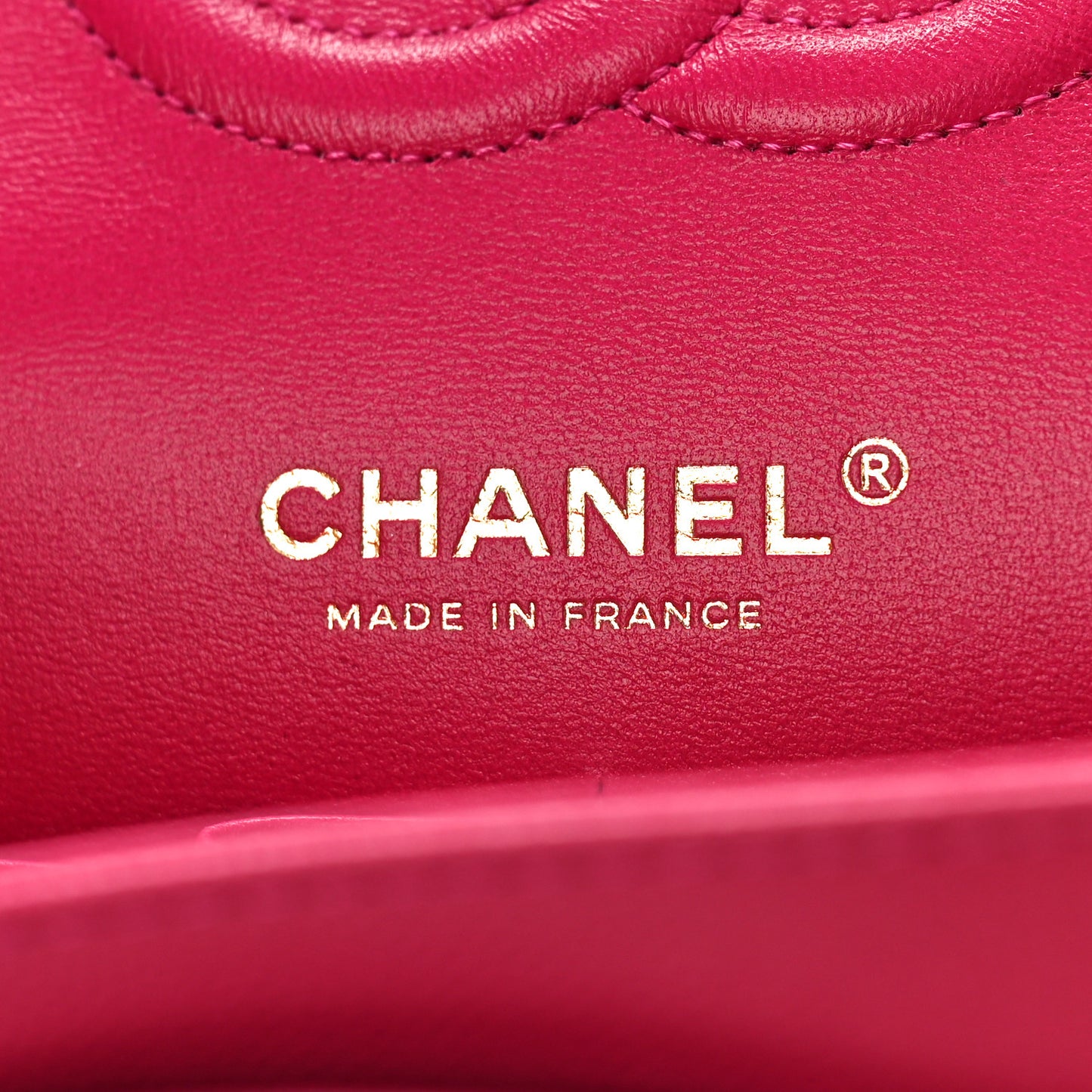 Caviar Quilted Medium Double Flap Dark Pink