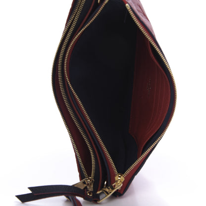 Louis Vuitton Empreinte Double Zip Pochette Marine Rouge 5 of 10