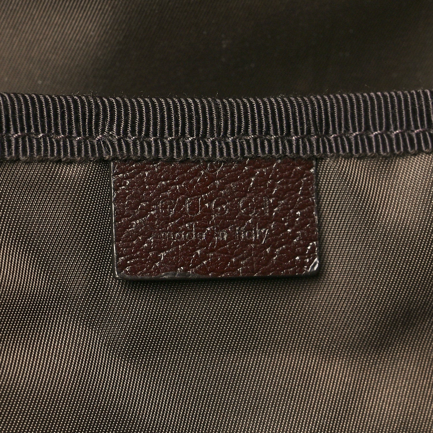 Gucci Monogram Natural Pigskin Large Diaper Bag Beige Ebony Cocoa Dark Chocolate 6 of 12