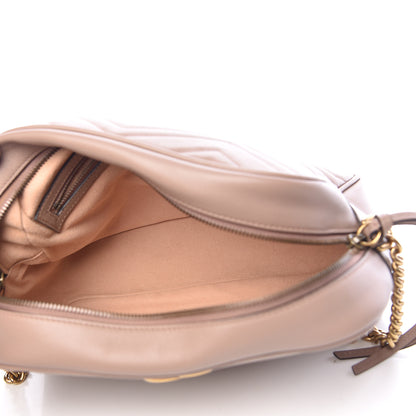 Gucci Calfskin Matelasse Medium GG Marmont Chain Shoulder Bag Porcelain Rose 5 of 12