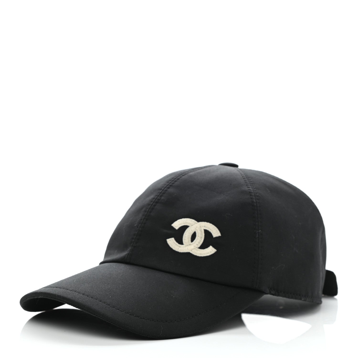 Chanel Cotton CC Cap Hat Black 1 of 9