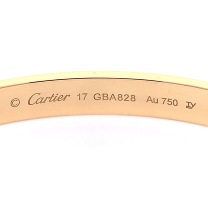 Cartier 18K Yellow Gold LOVE Bracelet 17 4 of 6