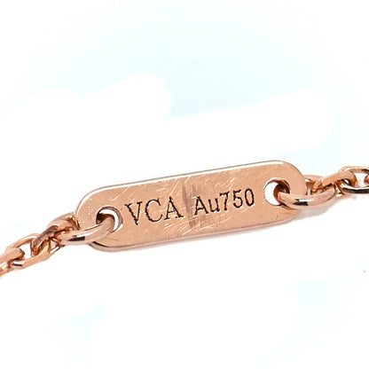 Van Cleef & Arpels 18K Rose Gold Carnelian Sweet Alhambra Bracelet 5 of 7
