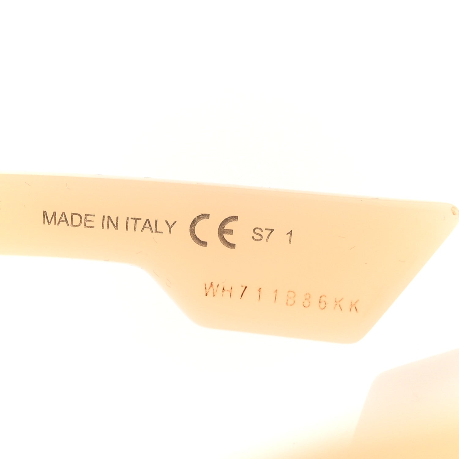 Christian Dior Acetate DiorSo Light 1 Shield Sunglasses Ivory 7 of 9