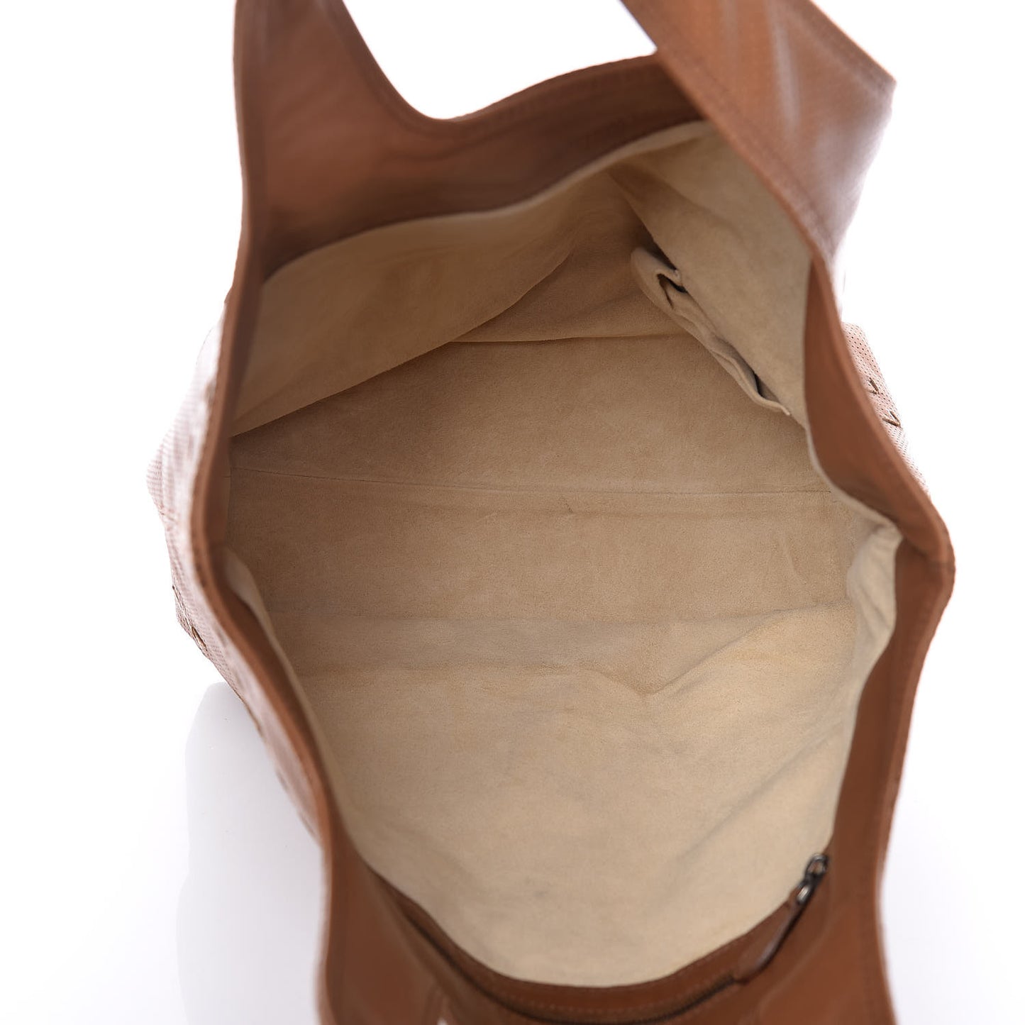 Nappa Intrecciato Perforated Regent Tote Noce