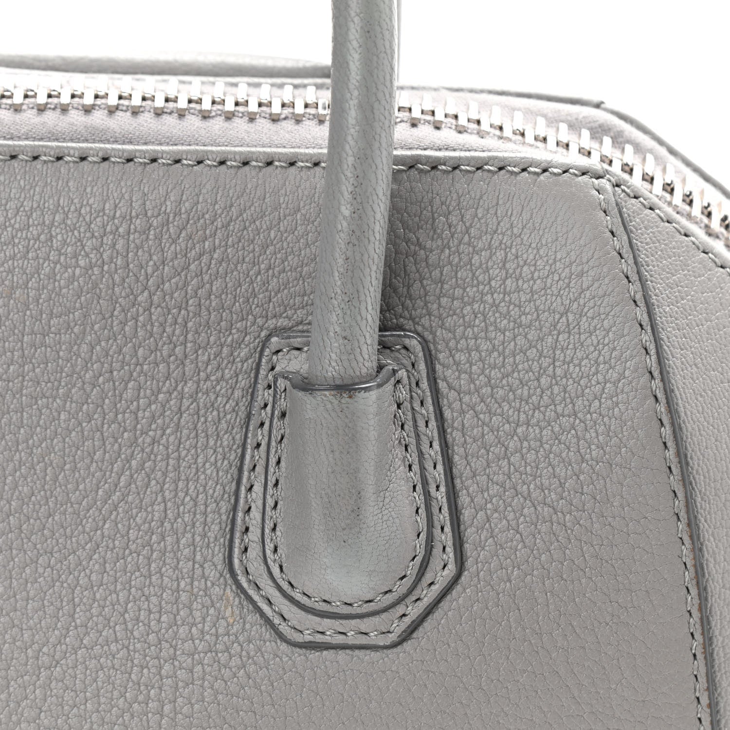 Givenchy Sugar Goatskin Mini Antigona Pearl Grey 12 of 12