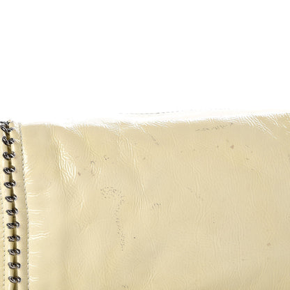 Chanel Patent Luxe Ligne Medium Bowler Ivory 14 of 17