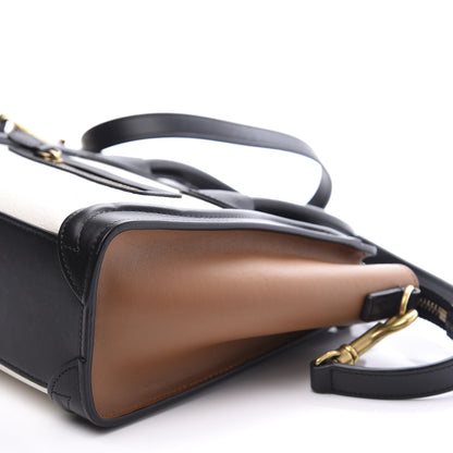 Celine Smooth Drummed Calfskin Nano Tri-Color Luggage White 7 of 8