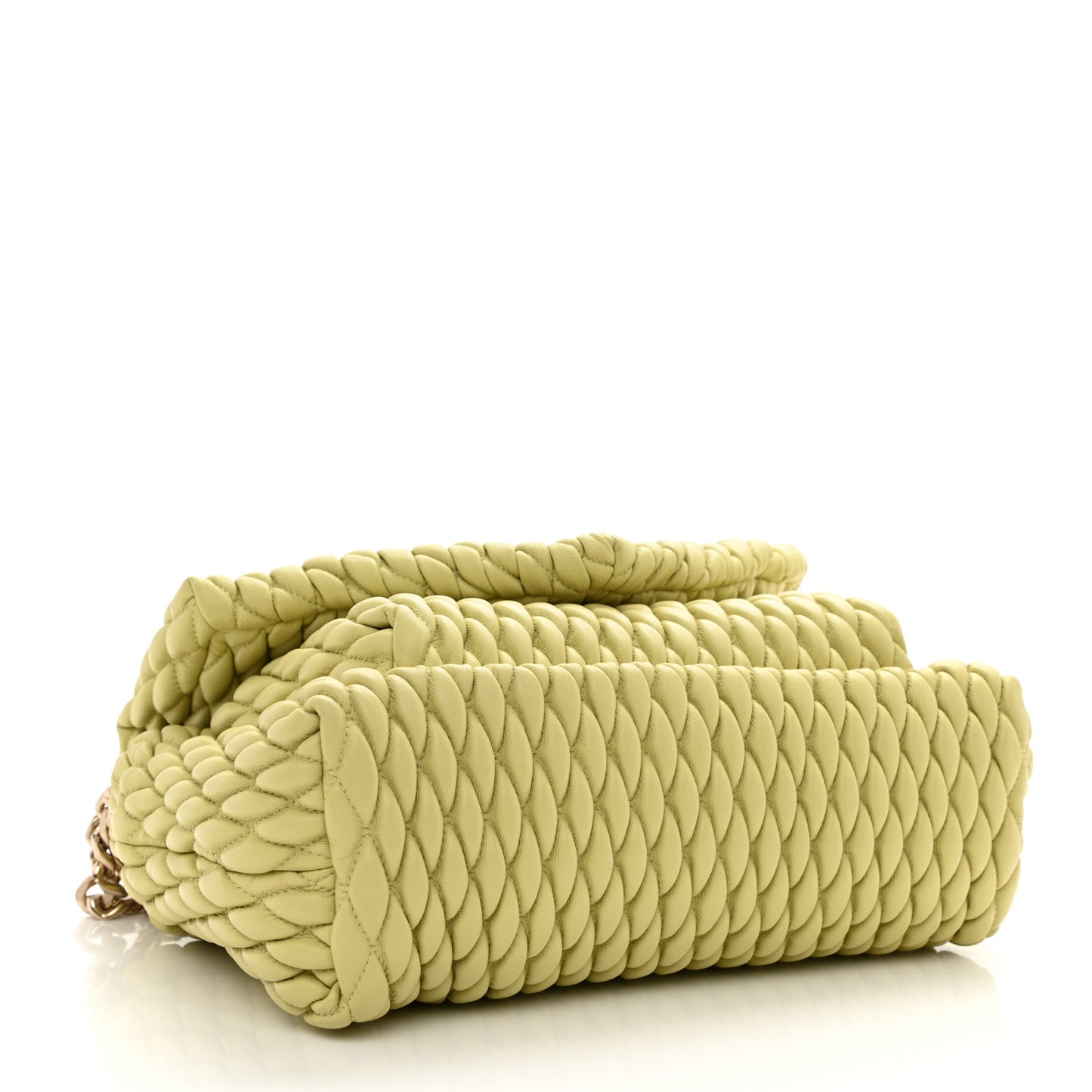 Lambskin Quilted PS Harris Small Shoulder Bag Pale Green