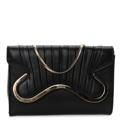 Christian Louboutin Calfskin Brooklin Clutch Black 1 of 7