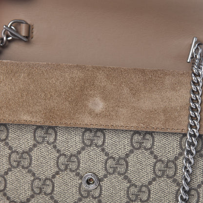 Gucci GG Supreme Monogram Super Mini Dionysus Shoulder Bag Taupe 7 of 10