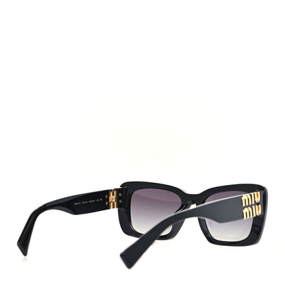 Miu Miu Acetate Rectangle Sunglasses SMU 07YS Black 3 of 7