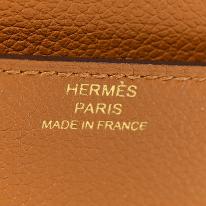 Hermes Evercolor Constance Wallet To Go Caramel 5 of 9