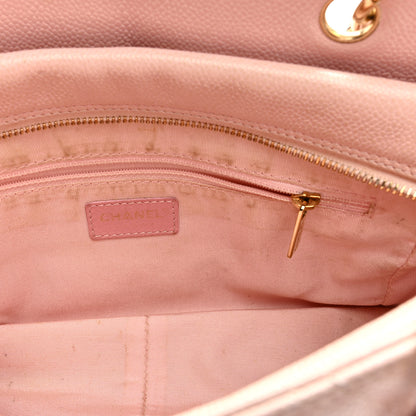 Chanel Caviar Quilted Petit Timeless Shopping Tote PTT Pink 10 of 13