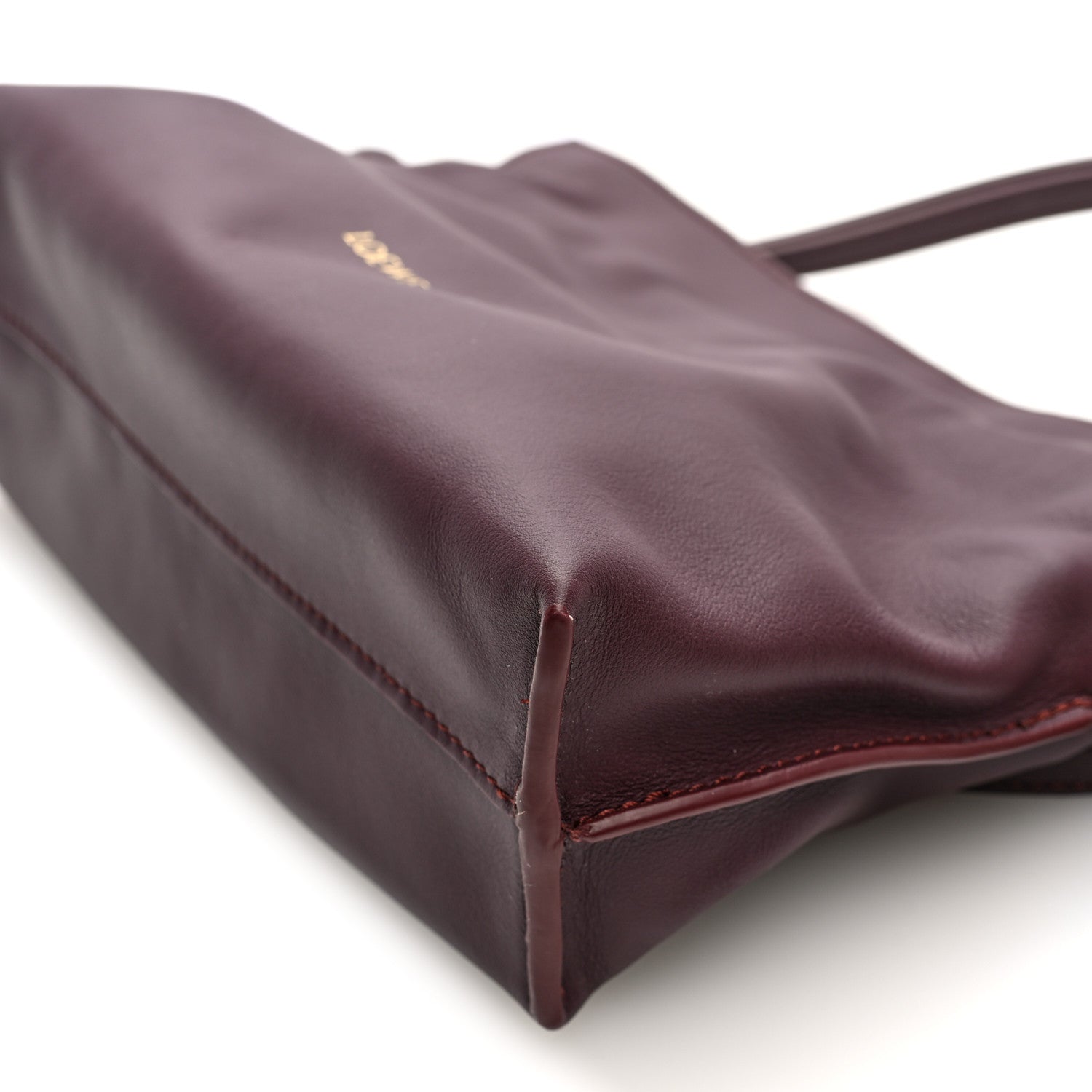 Loewe Calfskin Mini Flamenco Knot Clutch Dark Burgundy 9 of 9