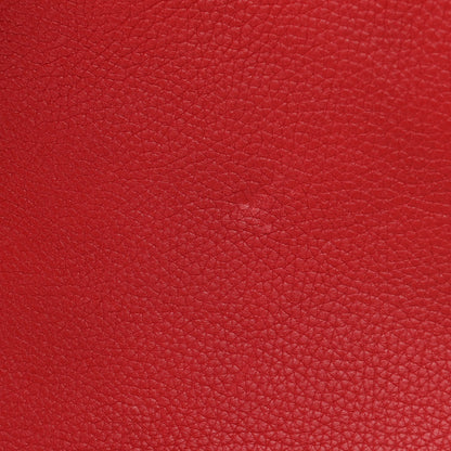 Gucci Calfskin Medium GG Marmont Top Handle Bag Vulcanic Red 11 of 11