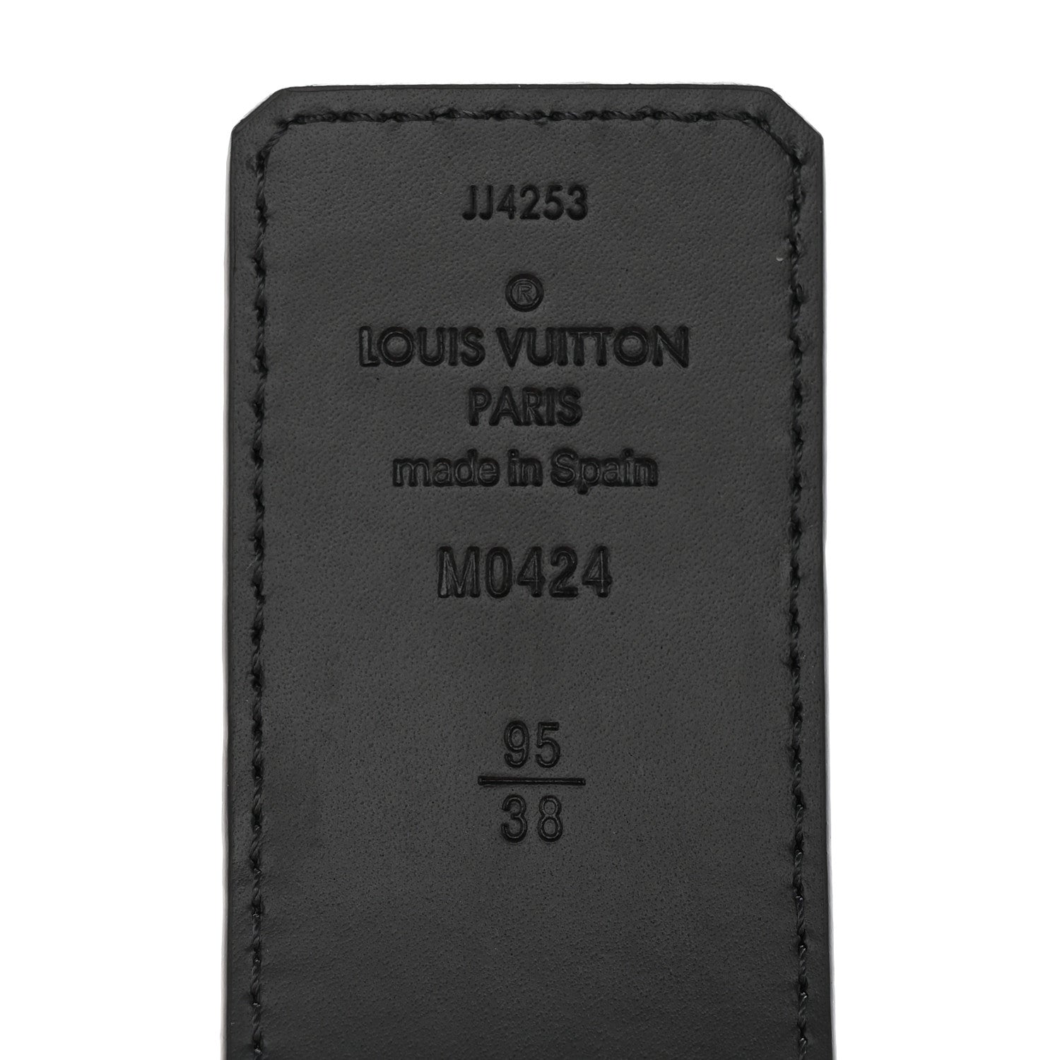 Louis Vuitton Taurillon Calfskin 40mm LV Initiales Reversible Belt 95 38 Black 4 of 6