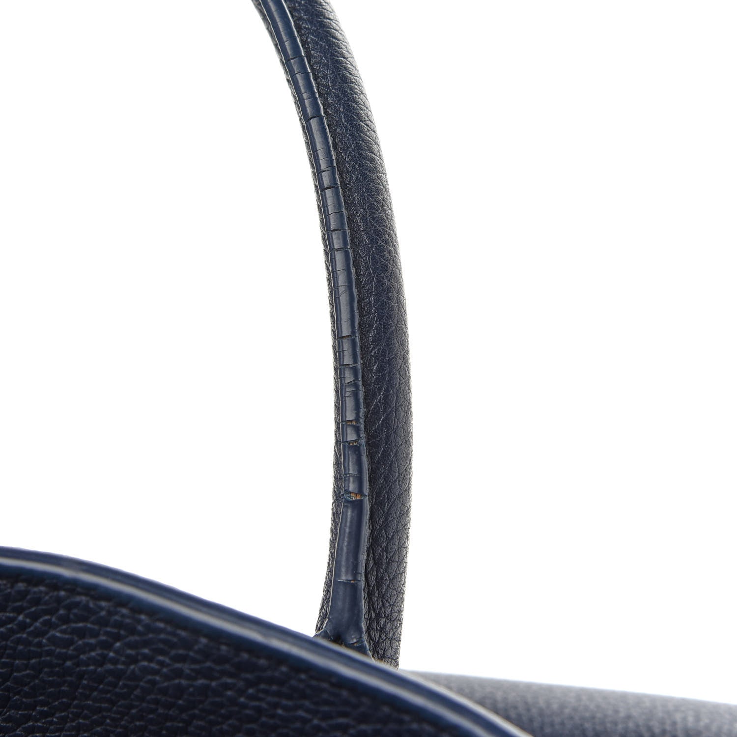 Saint Laurent Grained Calfskin Small Supple Sac De Jour Navy 13 of 14