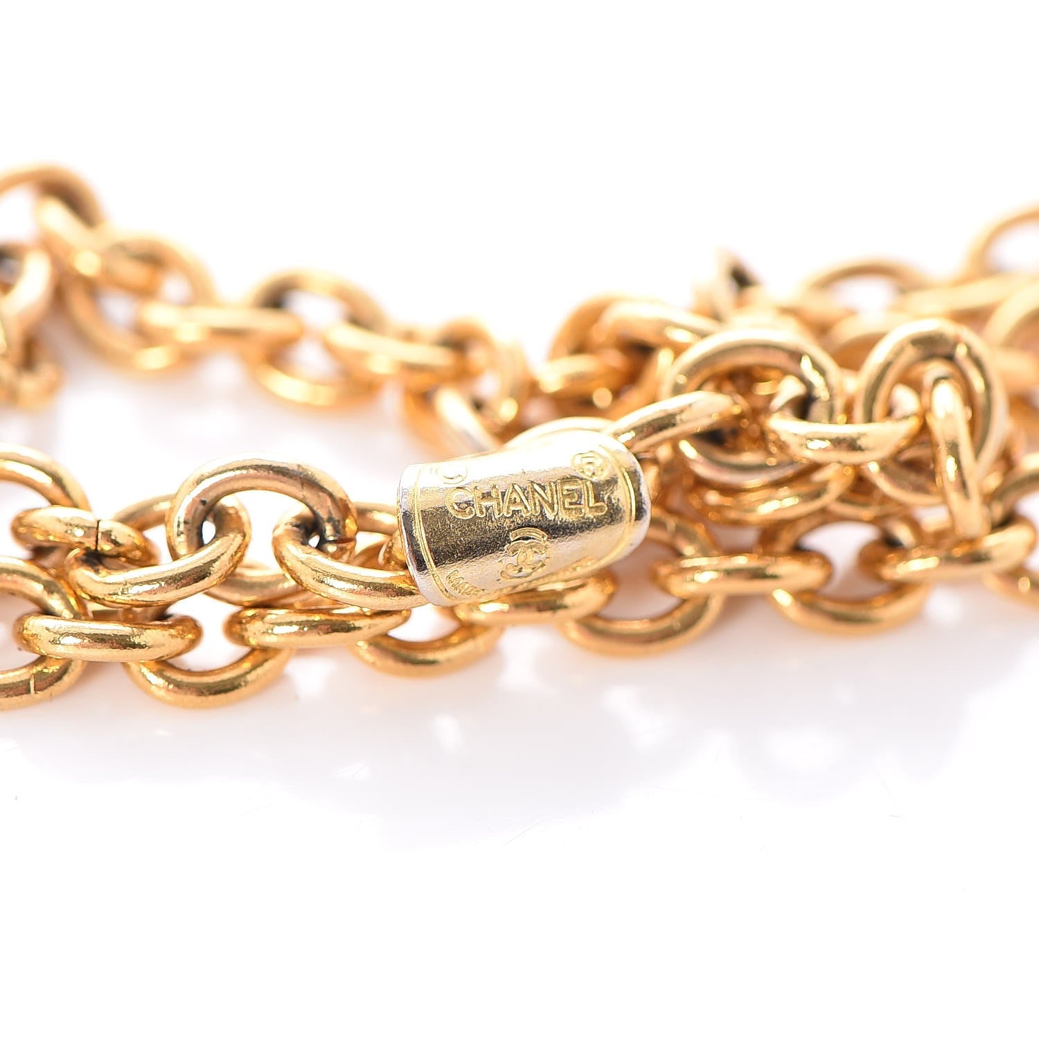 Chanel 2.55 Flap Bag Necklace Gold 5 of 6