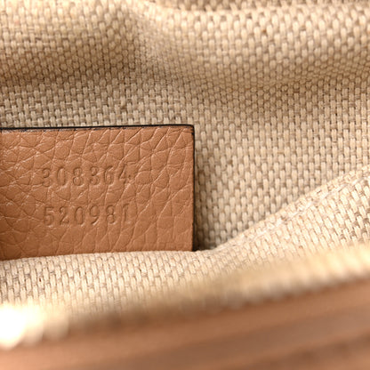 Gucci Pebbled Calfskin Small Soho Disco Bag Camelia 7 of 11