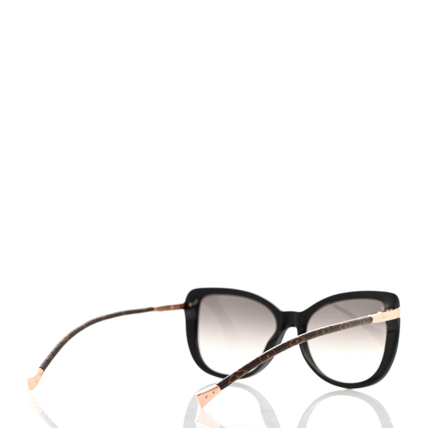 Monogram Acetate Charlotte Sunglasses Z0781E Black